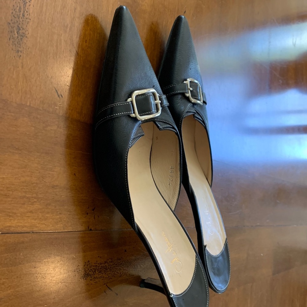 Cole Haan Slides Black Shoes 10 AA Narrow